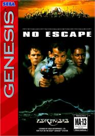 Box cover for No Escape on the Sega Genesis.